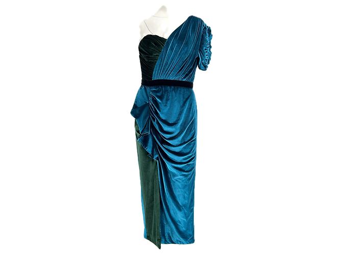 Autre Marque UNTERSCHRIFTLOS / UNTERSCHRIFTLOS Kleider T.US 6 Polyester Marineblau