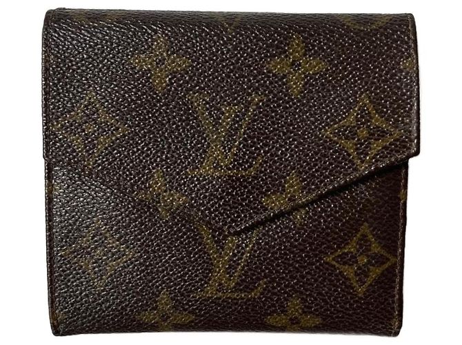 Louis Vuitton Elise Monogram Wallet Brown