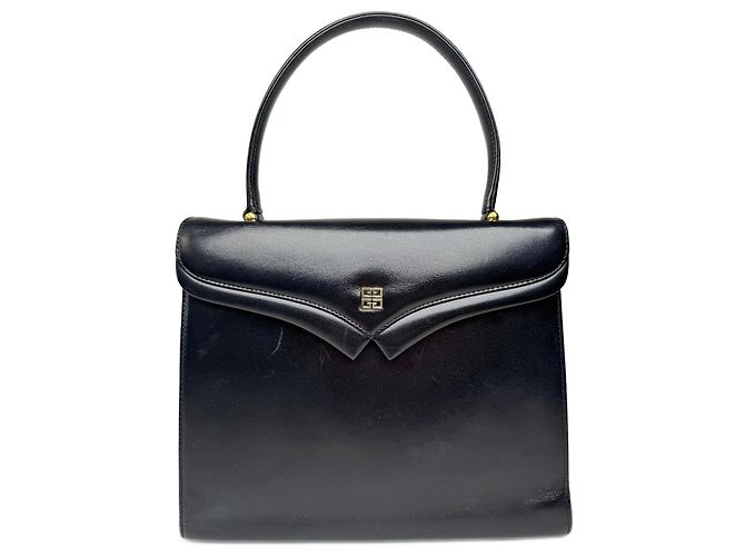 Vintage  Givenchy 4G Leather Bag black