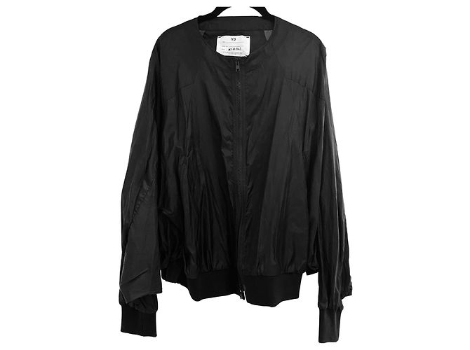 Y3 Y-3 Windjacke Schwarz Polyamid