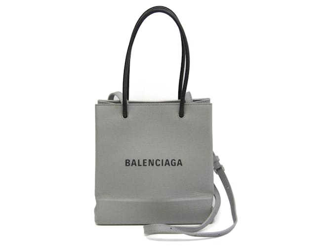 Balenciaga Shopping Tote XXS 597858 Brown Leather  ref.2110242