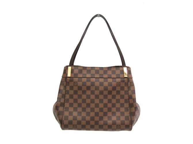 Bolsa de ombro Louis Vuitton Damier Marylebone PM Marrom