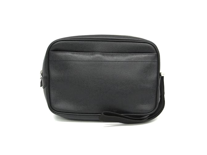 Louis Vuitton Taiga Pochette Kaluga M30812 Men's Clutch Bag Grey Leather  ref.2110315