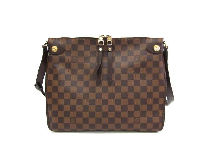 Bolsa de Ombro Louis Vuitton Damier Duomo N41425 Damier ebene