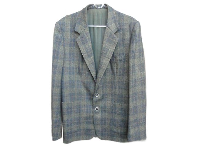 Autre Marque Glentwist Jacke aus grüner Wolle Größe M