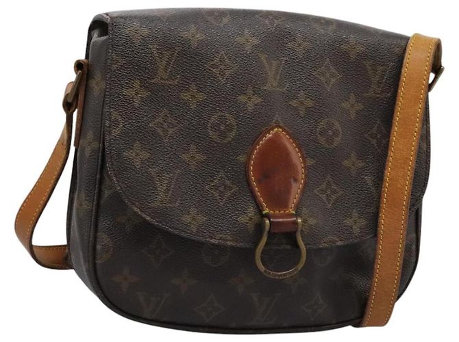LOUIS VUITTON Monogram Saint Cloud GM Bolsa de Ombro M51242 LV Auth bs22925 Monograma