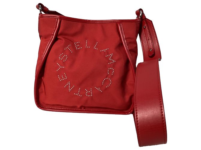 Stella Mc Cartney Borsa a tracolla Mini Stella in poliamide rossa di Stella McCartney Rosso