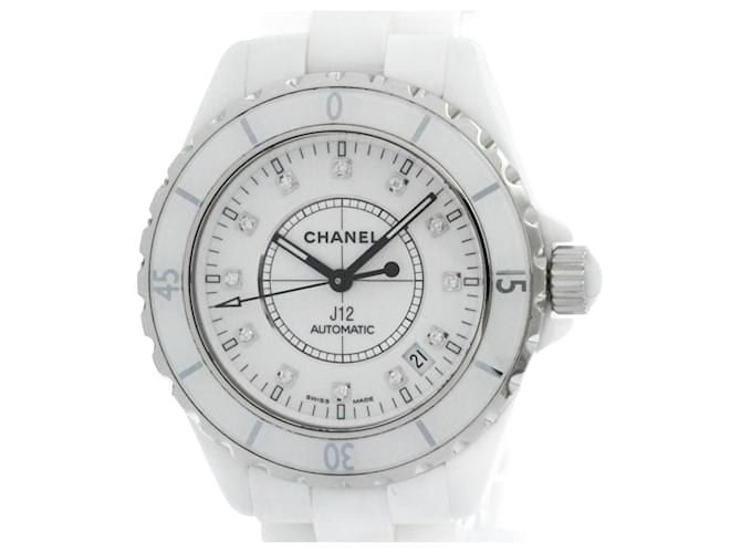Chanel J12 Diamond Ceramic Automatic Men's Watch H1629  ref.2111762