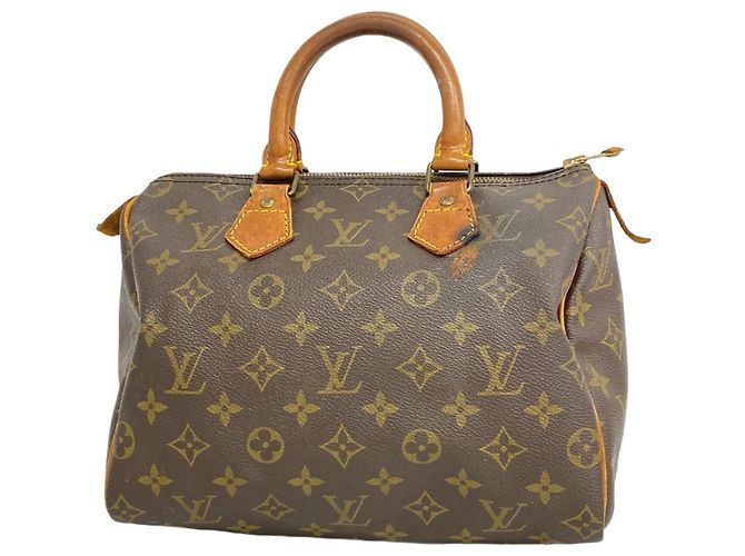 Borsa Louis Vuitton Monogram Speedy 25 Marrone