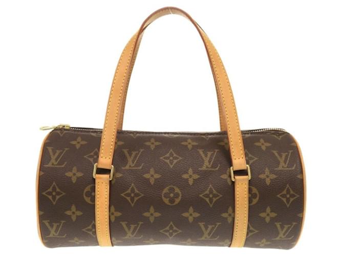 Louis Vuitton Papillon 26 Monogram Handbag Brown Patent leather  ref.2112408