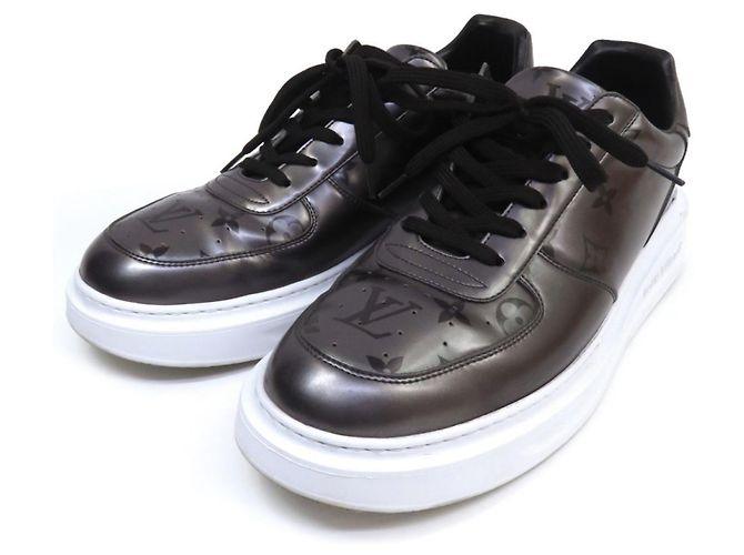 Sneaker metallici Monogram della linea Beverly Hills di Louis Vuitton Marrone