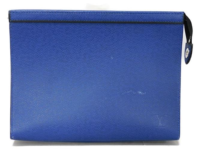 Louis Vuitton Pochette voyage Navy blue Leather  ref.2112915