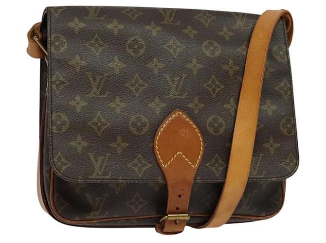 LOUIS VUITTON Monogram Cartouchiere GM Shoulder Bag M51252 LV Auth ep8039 Cloth  ref.2113126