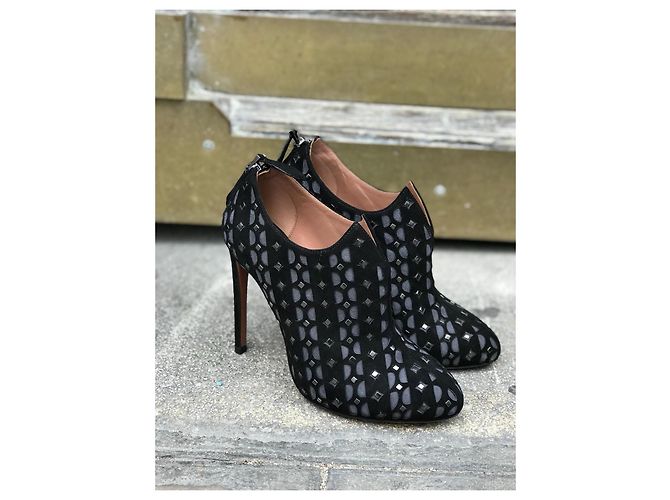 Alaïa Botas Alaia negras T.37,5 Nuevas Negro