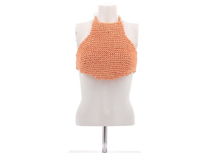 Autre Marque LEE WEI Tops T.International XS Polyester Orange