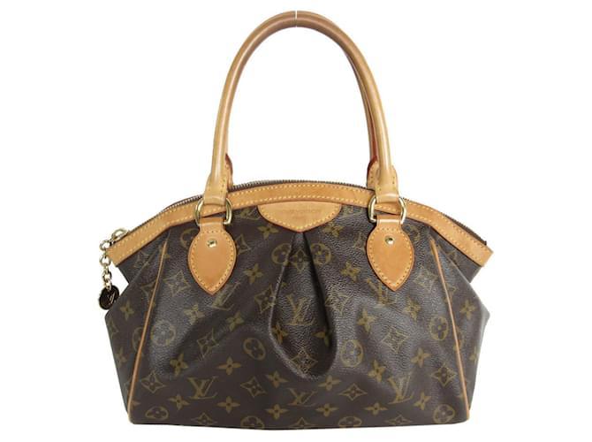 Louis Vuitton Tivoli Brown Cloth  ref.2114387