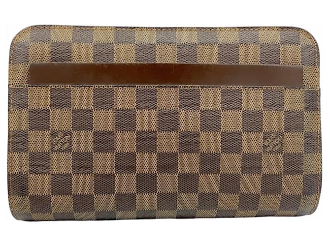 Louis Vuitton Clutch Bag Damier Saint N51993 Ebene Damier ebene  ref.2114565