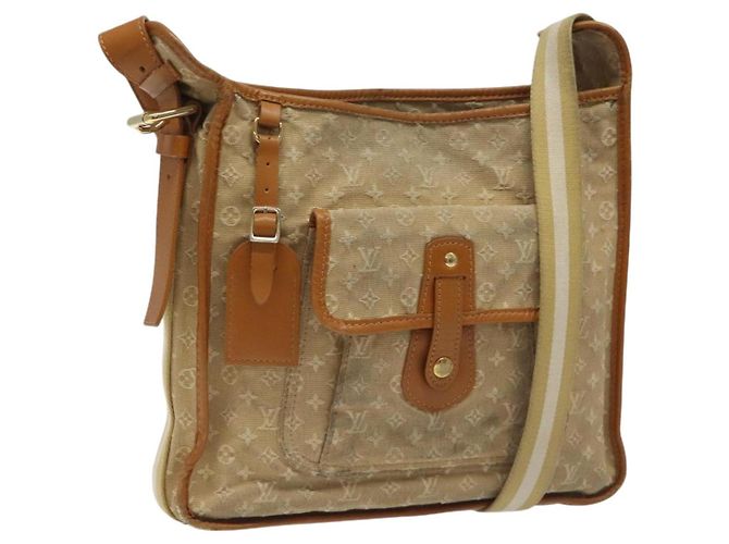 LOUIS VUITTON Monogram Mini Buzas Marie Kate Borsa Beige M92323 LV Auth KD189