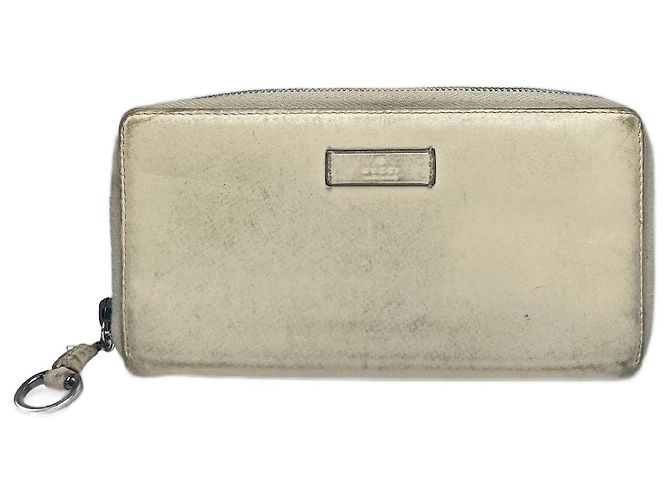 Vintage Gucci Leather Wallet White
