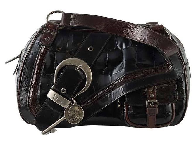 Dior Gaucho leather handbag
