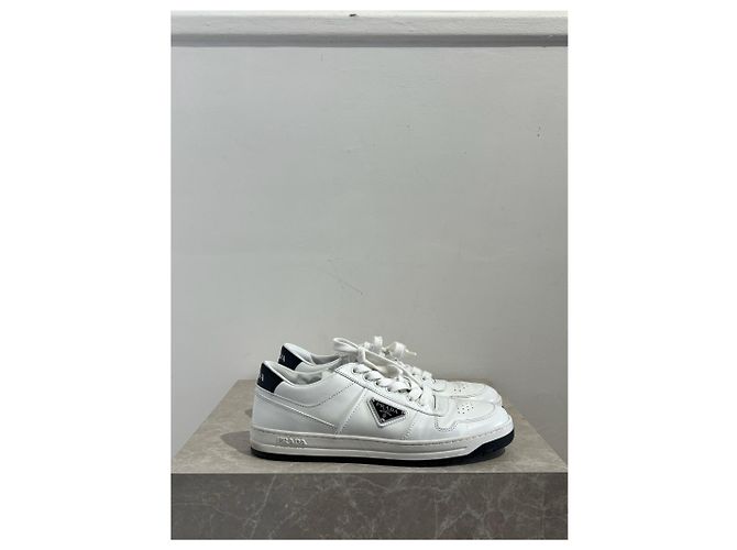 PRADA Trainers T.EU 40 Leather White