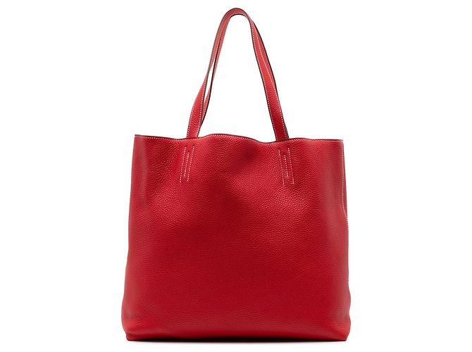 Double sens Hermès Borse HERMES T. Pelle Rosso