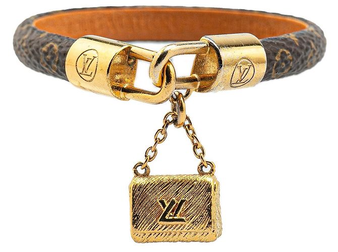Twist Bracciali LOUIS VUITTON T. Tessuto Marrone