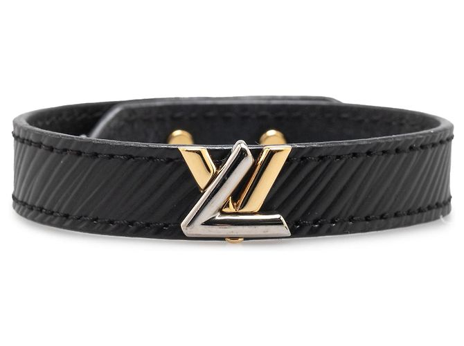 Twist Armbänder LOUIS VUITTON T. Leder Schwarz