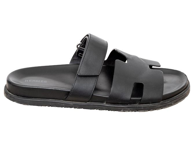 Hermès Chypre Sandals - '20s Black