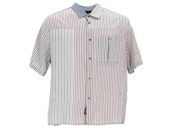 Camicia a righe con bottoni Loewe x Paula's Ibiza in cotone multicolore