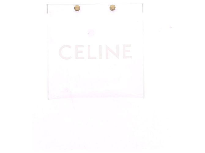 Céline Borse a mano CELINE T. Plastica Bianco