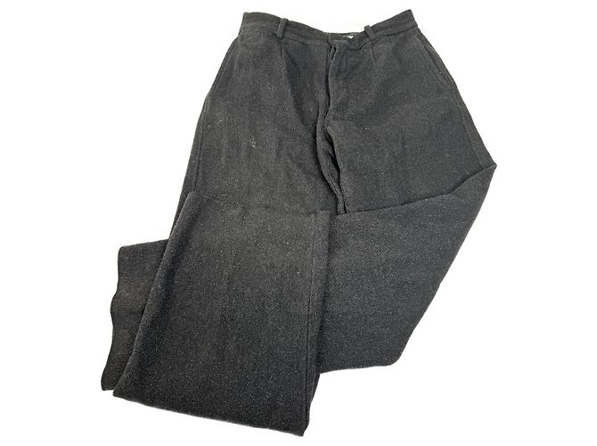 Vintage Dolce & Gabbana Wollhose schwarz 46/S