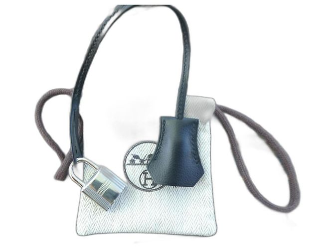 campanella, cerniera e lucchetto Hermès per borsa Hermès Kelly, Birkin nuova Nero 