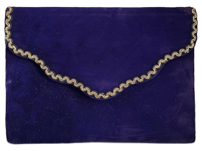 Pochette Yves Saint Laurent Violet foncé 