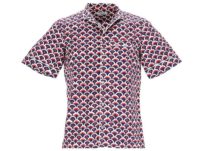 Valentino Garavani Camicia Regular-Fit con stampa logo Valentino in cotone multicolore