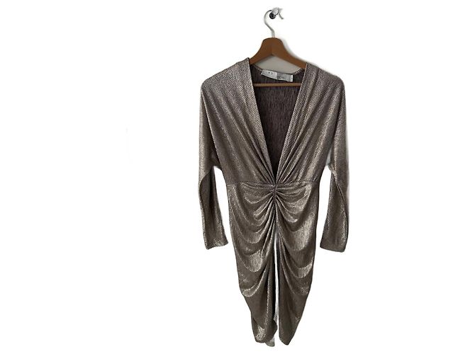 Vestido dorado Iro Talla 34