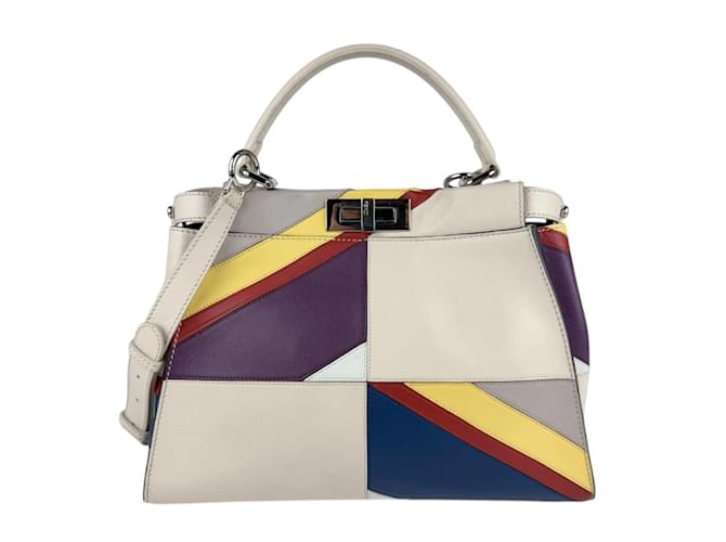 Fendi Peekaboo Medium Leather Handbag Multiple colors  ref.2120247
