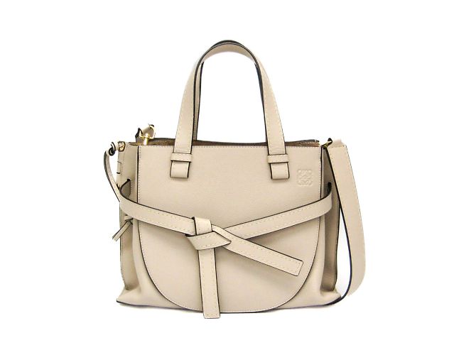 Sac à main Loewe Gate Top Handle Mini Beige