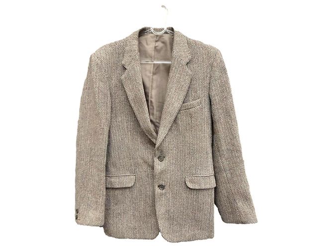 Autre Marque Harris Tweed Jacke Beige