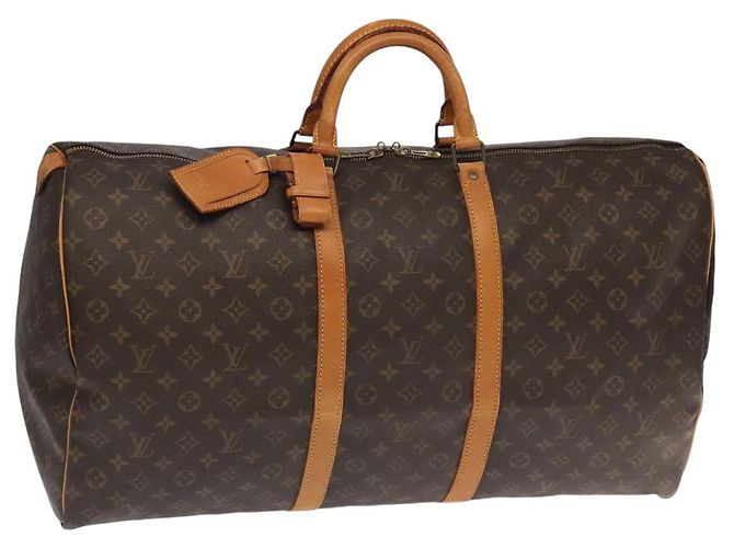 LOUIS VUITTON Monogram Keepall 60 Bolsa Boston M41422 LV Auth 104892 Monograma