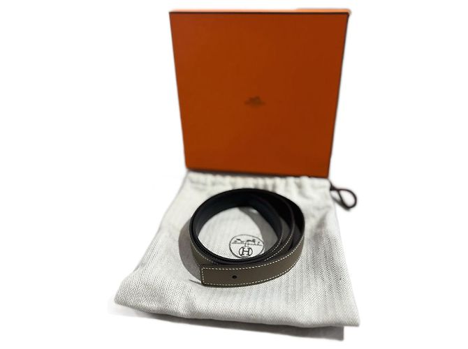 Hermès Cinto HERMES T.cm 70 em couro Bege