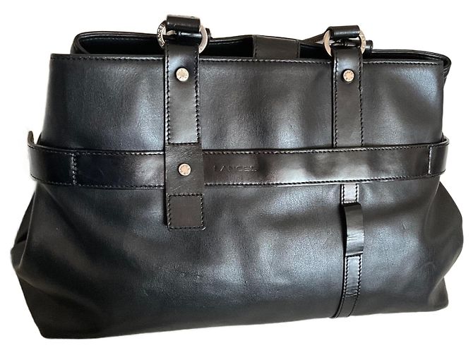 Borsa Lancel in pelle nera Nero
