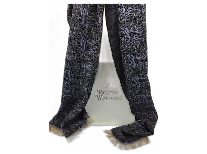 Stola Vivienne Westwood in lana e viscosa multicolore