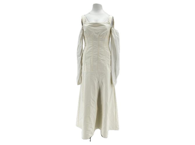 Vestido ELLERY T.FR 40 Algodón Blanco