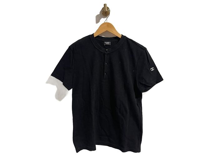 CHANEL Tops T.Internacional L Algodón Negro