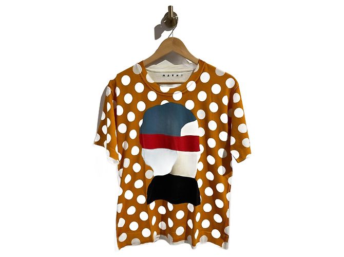 MARNI Tops T.Internacional S Algodón Naranja