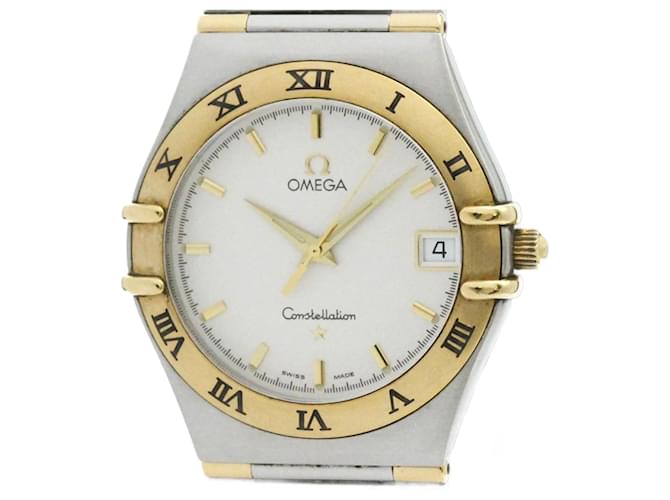 Omega Constellation 18K Gold Steel Quartz Men's Watch  ref.2122935