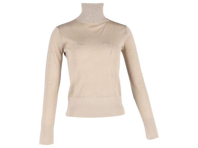 Altuzarra Strickpullover mit Rollkragen aus nude Wolle