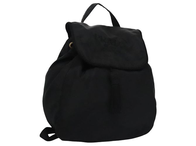 PRADA Backpack Nylon Black Auth bs23399