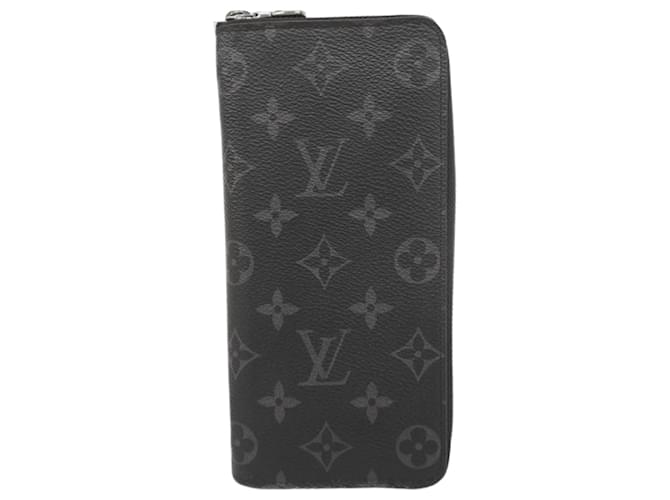 Louis Vuitton Long Wallet Monogram Eclipse Black  ref.2123771